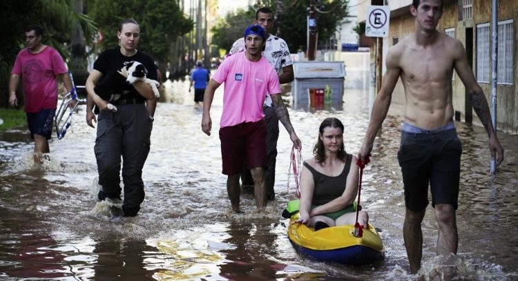 Comisión de derechos humanos pide monitorear esfuerzos de recuperación tras inundaciones en Brasil