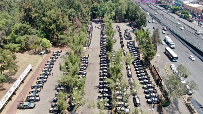 Naucalpan recibe 250 nuevas patrullas para tareas de vigilancia