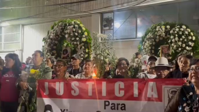 Arman mitin en funeral de Ximena Guzmán y José Muñoz (Videos)
