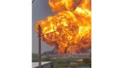 Foto ilustrativa de la nota titulada: Captan fuerte explosión en una destiladora de diésel de Cadereyta, Nuevo León (Videos)