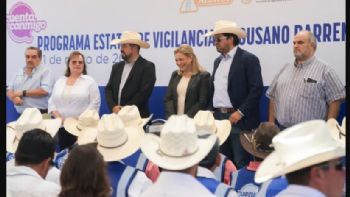 Gobernadora de Chihuahua pone en marcha el Programa Estatal de Vigilancia del Gusano Barrenador