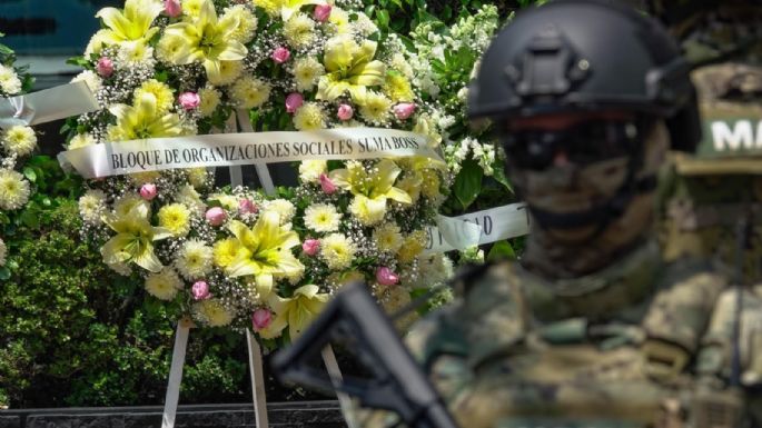 Sepultan a José Muñoz, asesor de Clara Brugada, en medio de un despliegue policiaco
