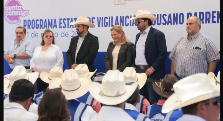 Gobernadora de Chihuahua pone en marcha el Programa Estatal de Vigilancia del Gusano Barrenador