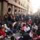 Maestros de la CNTE bloquean accesos a Palacio Nacional; mañanera de Sheinbaum va por redes