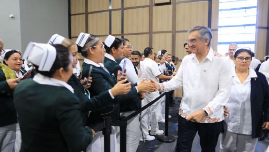 Celebra Américo Villarreal a cerca de 3 mil profesionales de la enfermería en Tamaulipas