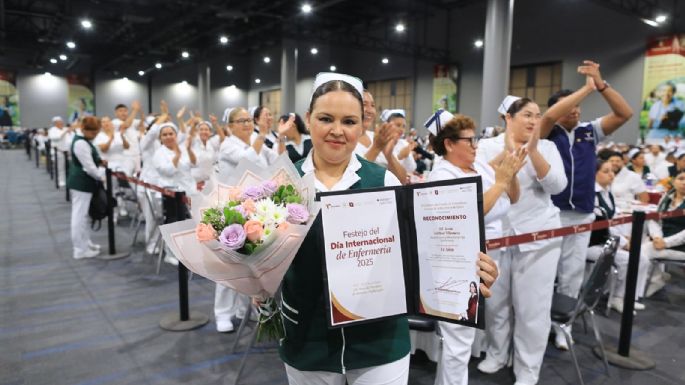 Celebra Américo Villarreal a cerca de 3 mil profesionales de la enfermería en Tamaulipas