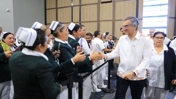 Celebra Américo Villarreal a cerca de 3 mil profesionales de la enfermería en Tamaulipas