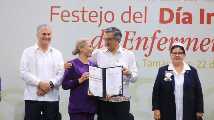 Celebra Américo Villarreal a cerca de 3 mil profesionales de la enfermería en Tamaulipas