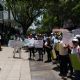 Trabajadores del IFT protestan en el Senado para exigir garantías laborales (Video)