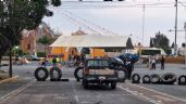 Foto ilustrativa de la nota titulada: Pueblos cholultecas bloquean carretera y demandan a gobierno que frene urbanización de sus tierras