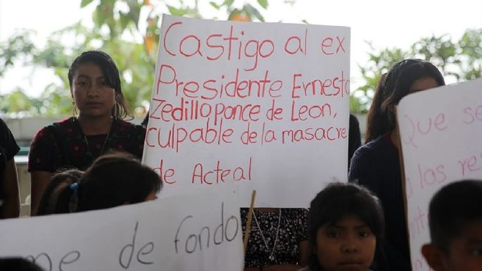 Abejas de Acteal piden a la CIDH publicar informe sobre masacre para procesar a Zedillo