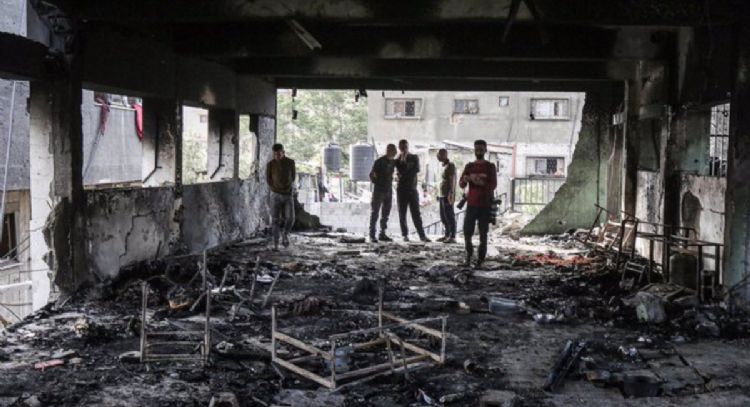 El Ejército de Israel ataca un almacén de medicinas en Gaza con un "robot bomba"