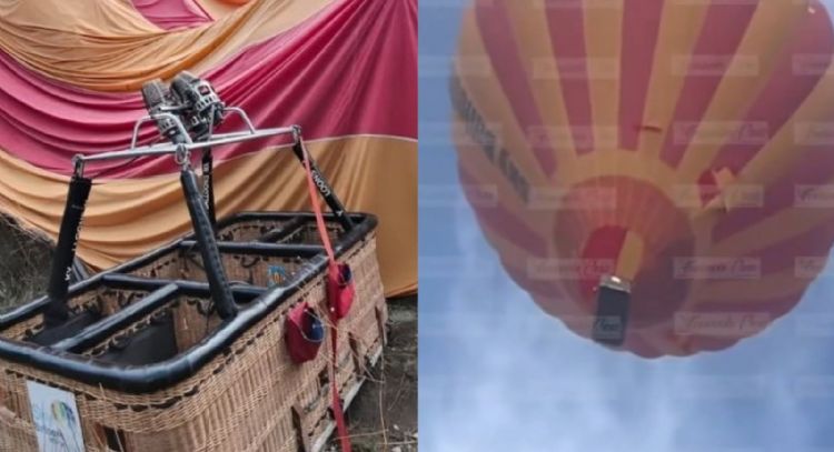 Globo aerostático se desploma en Teotihuacán: reportan 12 heridos (VIDEOS)