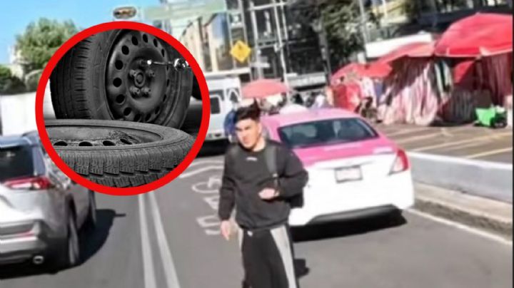 Así funciona el fraude de la llanta ponchada en CDMX: lo que se sabe (VIDEO)