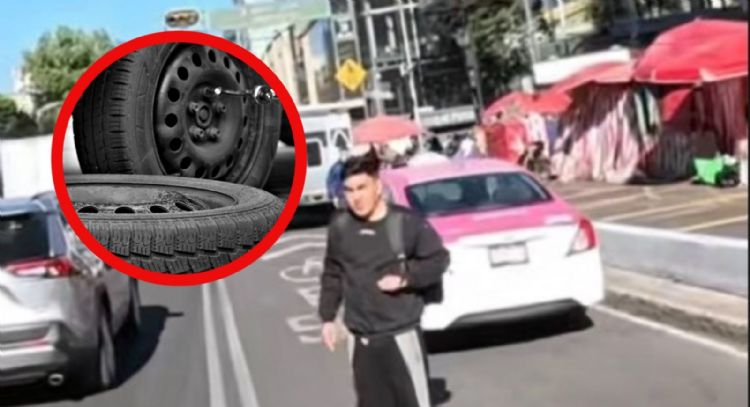 Así funciona el fraude de la llanta ponchada en CDMX: lo que se sabe