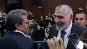 Foto ilustrativa de la nota titulada: Somos amigos: Ricardo Monreal tras reencontrarse con Adán Augusto López en el Senado