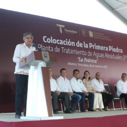 Tendrá Altamira nueva Planta Tratadora de Aguas Residuales; Américo pone primera piedra
