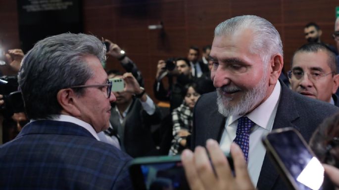 Somos amigos: Ricardo Monreal tras reencontrarse con Adán Augusto López en el Senado