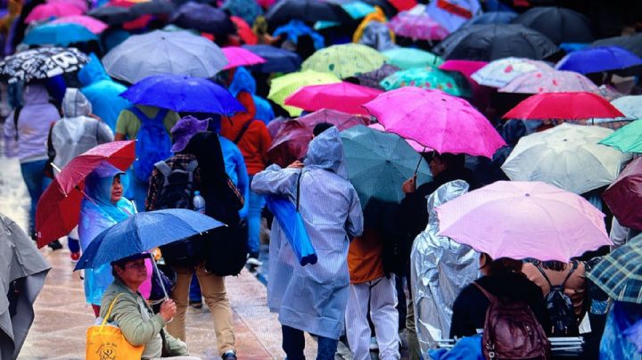 Precaución: lluvias con granizo para hoy miércoles en 10 alcaldías de CDMX
