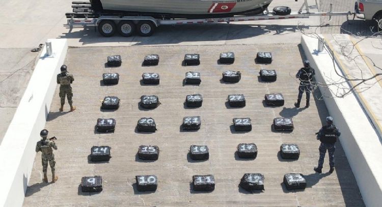 Aseguran 1.5 toneladas de cocaÃ­na en costas de Jalisco; van casi 40 toneladas confiscadas en el paÃ­s