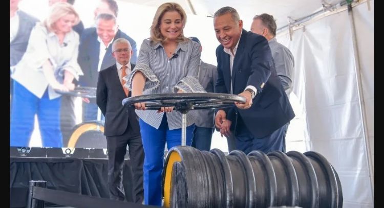 Gobernadora de Chihuahua  inaugura el Colector Norzagaray; beneficiará a 250 mil personas