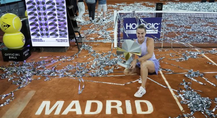 Sabalenka vence a Gauff y gana el Abierto de Madrid, el vigésimo título de su carrera