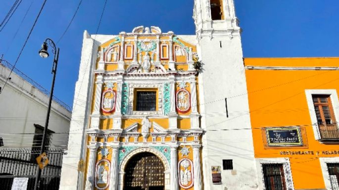 Roban arte sacro de un templo del Centro Histórico de Puebla