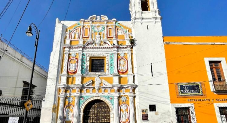 Roban arte sacro de un templo del Centro Histórico de Puebla
