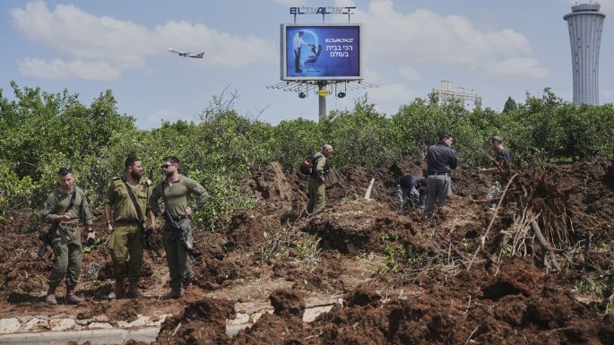 Al menos seis heridos por el impacto de un misil hutí cerca del aeropuerto israelí Ben Gurión