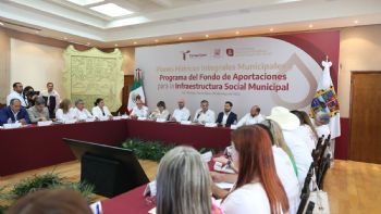 Impulsa Américo Villarreal proyectos municipales de infraestructura hídrica