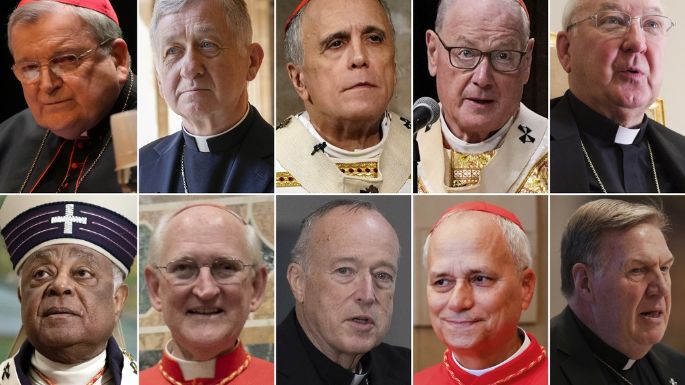 Estos son los cardenales de EU que votarán por el próximo papa