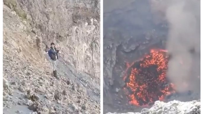 Americanistas suben al Popocatépetl y graban la lava en el cráter (Video)