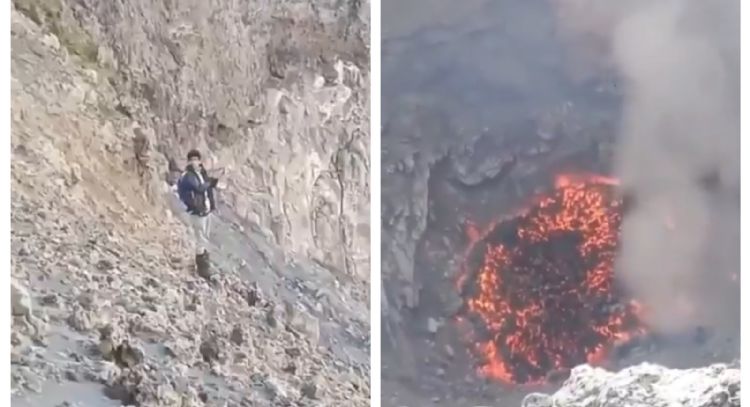 Americanistas suben al PopocatÃ©petl y graban la lava en el crÃ¡ter (Video)