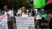 Foto ilustrativa de la nota titulada: Trabajadores del IFT protestan frente al Senado para exigir certeza con sus liquidaciones (Video)