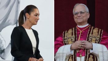 Este es el mensaje que envió Sheinbaum al recién nombrado Papa León XIV