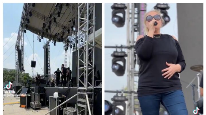 Alicia Villarreal realizó prueba de sonido minutos antes de colapso de escenario en la GAM
