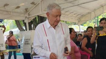 AMLO reaparece para votar en la elección judicial