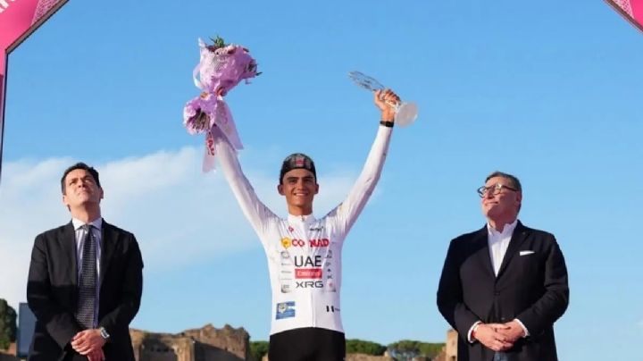 Isaac del Toro termina el Giro de Italia en el segundo lugar