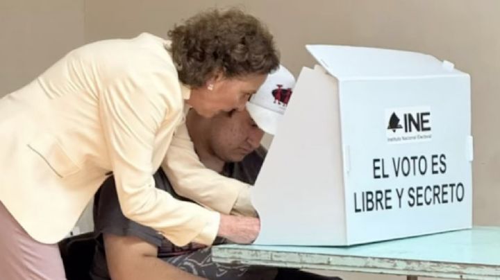 Beatriz Gutiérrez Müller publica foto con su hijo Jesús Ernesto en la casilla y desata polémica