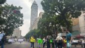 Foto ilustrativa de la nota titulada: Empleados del Poder Judicial capitalino bloquean Eje Central