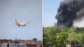 Foto ilustrativa de la nota titulada: Se estrella un avión de Air India con 242 personas a bordo que iba rumbo a Londres (Videos)