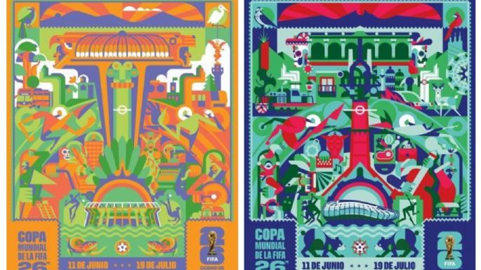 Estos son los posters oficiales para el Mundial de la FIFA 2026
