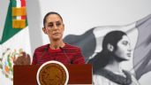 Foto ilustrativa de la nota titulada: Sheinbaum pedirá a EU información por “montajes” con la bandera de México durante protestas en LA