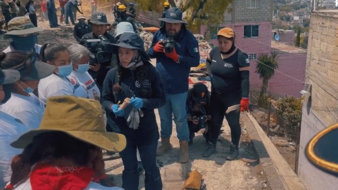 Madres buscadoras apoyan protesta de trabajadores judiciales; su lucha es la misma