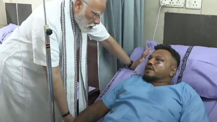 "Vi morir a gente ante mis ojos": El único sobreviviente del avión de Air India (Videos)