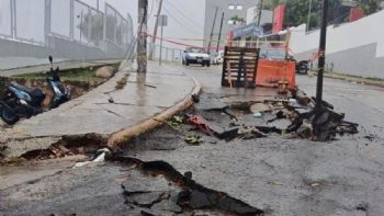 La tormenta tropical “Dalila” provoca daños en costas y montaña de Guerrero