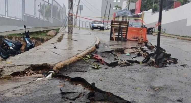 La tormenta tropical “Dalila” provoca daños en costas y montaña de Guerrero