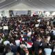 Manifestantes interrumpen discurso de Sheinbaum durante su visita al Hospital General en Tulancingo