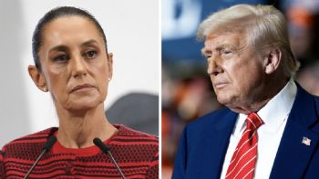 Peso cede después de que Trump y Sheinbaum no se reunieron