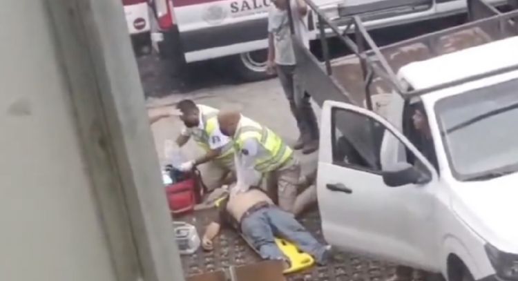 Muere otro hombre afuera de una clínica de IMSS en Colima; es el segundo caso en una semana (Video)